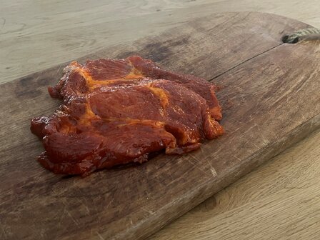 Procureurlapje gemarineerd Heyde Hoeve &euro;18,-/ kg