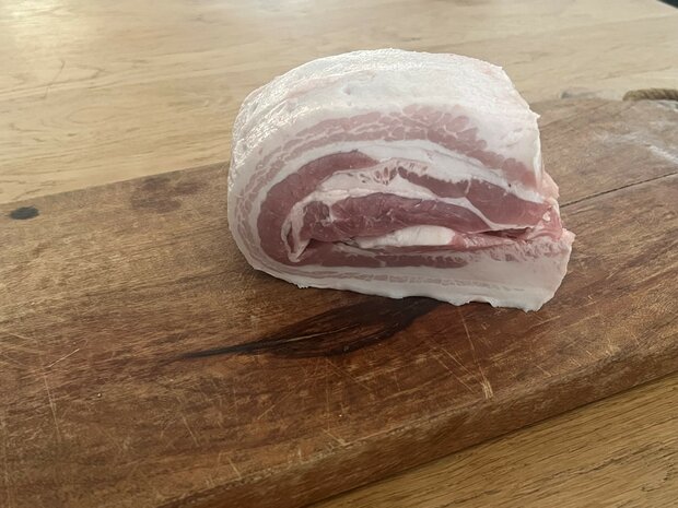 Spek aan 't stuk zonder zwoerd Heyde Hoeve €15,-/ kg