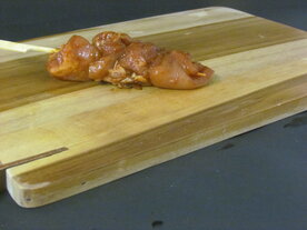 Kipdijsaté (stokje) €14,-/ kg