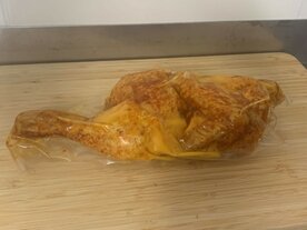 Gegrilde halve Haan €4,40/ stuk