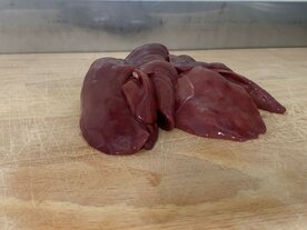 Kippenlever €5.75/ kg 