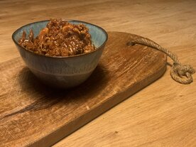 Pulled Chicken kant & klaar €16.95/ kg