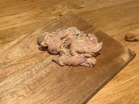 Bospaddenstoelen Kipfilet reepjes €14,90/ kg